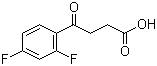 4-(2,4-二氟苯基)-4-氧代丁酸结构式_110931-77-6结构式