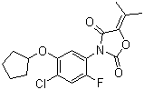 环戊恶草酮结构式_110956-75-7结构式