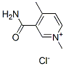 3-(Aminocarbonyl)-1,4-dimethylpyridinium chloride Structure,110999-36-5Structure