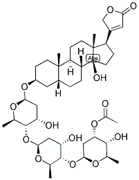 乙酰洋地黄毒甙结构式_1111-39-3结构式