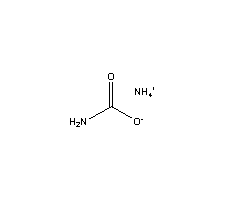 氨基甲酸铵结构式_1111-78-0结构式