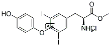 o-(4-羟基苯基)-3,5-二碘-L-酪氨酸甲酯盐酸盐结构式_111149-73-6结构式