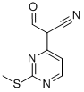 4-Pyrimidineacetonitrile, α-formyl-2-(methylthio)- Structure,1111637-81-0Structure