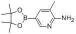3-甲基-5-(4,4,5,5-四甲基-1,3,2-二噁硼烷-2-基)吡啶-2-胺结构式_1111637-91-2结构式