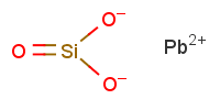 硅酸铅结构式_11120-22-2结构式