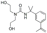 N,n-bis(2-hydroxyethyl)-n’-(alpha,alpha-dimethyl-3-isopropenylbenzyl)urea Structure,111256-33-8Structure