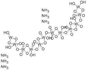 氧化钨铵结构式_11140-77-5结构式