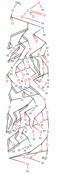 Ristomycin monosulfate Structure,11140-99-1Structure