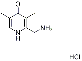 2-(氨基甲基)-3,5-二甲基吡啶-4(1H)-酮盐酸盐结构式_1114596-81-4结构式