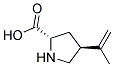 L-proline, 4-(1-methylethenyl)-, trans-(9ci) Structure,111466-57-0Structure