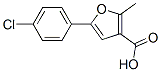 5-(4-Chlorophenyl)-2-methyl-3-furoic acid Structure,111787-89-4Structure