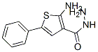 2-氨基-5-苯基噻吩-3-碳酰肼结构式_111849-29-7结构式