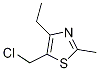 5-(氯甲基)-4-乙基-2-甲基-1,3-噻唑结构式_1119449-92-1结构式