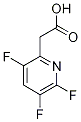 (3,5,6-三氟吡啶-2-基)乙酸结构式_1119450-11-1结构式