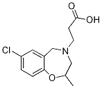 3-(7-氯-2-甲基-2,3-二氢-1,4-苯并氮杂卓-4(5h)-基)丙酸结构式_1119452-95-7结构式