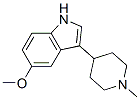 5-甲氧基-3-(1-甲基-4-哌啶)-1H-吲哚结构式_111963-87-2结构式