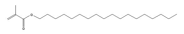 甲基丙烯酸十八酯结构式_112-08-3结构式