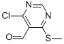 4-氯-6-(甲基硫代)-5-嘧啶羧醛结构式_1120214-80-3结构式