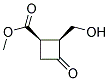 顺式-(9ci)-2-(羟基甲基)-3-氧代-环丁烷羧酸甲酯结构式_112139-39-6结构式