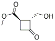 反式-(9ci)-2-(羟基甲基)-3-氧代-环丁烷羧酸甲酯结构式_112139-40-9结构式