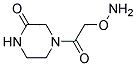 (9ci)-4-[(氨基氧基)乙酰基]-哌嗪酮结构式_112257-43-9结构式