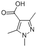 1,3,5-三甲基-1H-吡唑-4-羧酸结构式_1125-29-7结构式