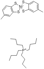 四丁基膦双(4-甲基-1,2-苯二硫烯)镍(III)结构式_112527-19-2结构式