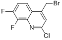 Quinoline, 4-(bromomethyl)-2-chloro-7,8-difluoro- Structure,1125702-47-7Structure