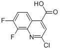4-Quinolinecarboxylic acid, 2-chloro-7,8-difluoro- Structure,1125702-50-2Structure