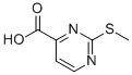 2-Methylsulfanyl-pyrimidine-4-carboxylic acid Structure,1126-44-9Structure