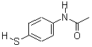 4-乙酰氨基苯硫酚结构式_1126-81-4结构式