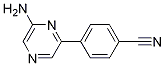 4-(6-氨基吡嗪-2-基)苯甲腈结构式_1126634-72-7结构式