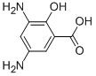3,5-二氨基-2-羟基苯甲酸结构式_112725-89-0结构式