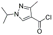1-异丙基-3-甲基-1H-吡唑-4-羰酰氯结构式_113100-62-2结构式