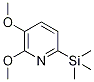 2,3-二甲氧基-6-(三甲基甲硅烷基)吡啶结构式_1131335-54-0结构式