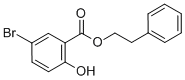 5-溴-2-羟基苯甲酸苯乙酯结构式_1131587-60-4结构式