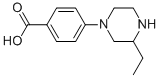 4-(3-Ethyl-1-piperazinyl)benzoic acid Structure,1131622-36-0Structure