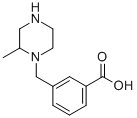 1-(3-Carboxyphenyl methyl)-2-methyl piperazine Structure,1131623-04-5Structure