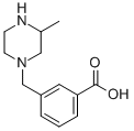 1-(3-Carboxyphenyl methyl)-3-methyl piperazine Structure,1131623-10-3Structure
