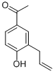 1-(3-烯丙基-4-羟基苯基)-1-乙酮结构式_1132-05-4结构式
