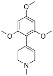 1,2,3,6-四氢-1-甲基-4-(2,4,6-三甲氧基苯基)-吡啶结构式_113225-07-3结构式