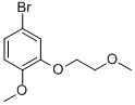 4-溴-1-甲氧基-2-(2-甲氧基乙氧基)苯结构式_1132672-05-9结构式