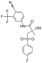 N-[4-cyano-3-(trifluoromethyl)phenyl]-3-[(4-fluorophenyl)sulfonyl]-2-hydroxy-2-methylpropanamide Structure,113299-38-0Structure