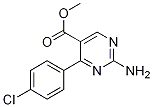 2-氨基-4-(4-氯苯基)-5-嘧啶羧酸甲酯结构式_1133115-56-6结构式