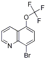 8-Bromo-5-(trifluoromethoxy)quinoline Structure,1133115-91-9Structure