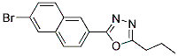 2-(6-Bromonaphthalen-2-yl)-5-propyl-1,3,4-oxadiazole Structure,1133116-07-0Structure