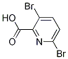 3,6-二溴甲酸吡啶结构式_1133116-49-0结构式