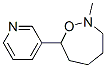 2,3,4,5,6,7-六氢-2-甲基-7-(3-吡啶基)-1,2-氧氮杂卓结构式_1134-32-3结构式