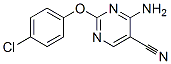 4-氨基-2-(4-氯苯氧基)嘧啶-5-甲腈结构式_113447-04-4结构式