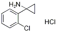 1-(2-Chlorophenyl)cyclopropanamine hydrochloride Structure,1134699-45-8Structure